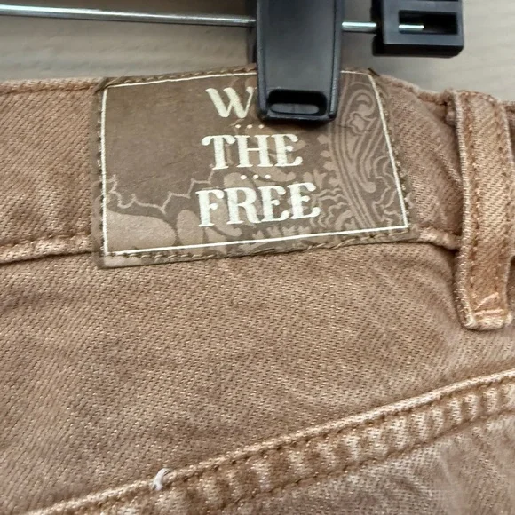 We the Free Final Countdown Cuffed Low Rise Jeans TUMBLEWEED 29 - Picture 11 of 16
